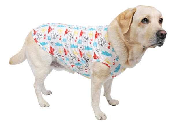  ICEスタンプタンク　7号/8号　大型犬　レトリーバーお洋服　抗菌加工　冷感生地
